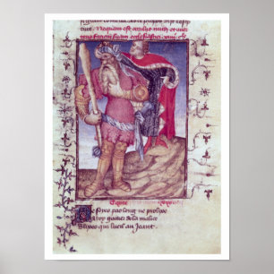 Fr 606 f.11 Ulysses, die das Auge des Zyklops durc Poster