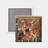 Fr 9084 f.20v: Ritter auf dem Pferd Magnet (Vorderseite/Rückseite)