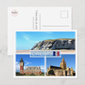 FR Calais - Cap Blanc Nez - Hotel de Ville - Postkarte (Vorne/Hinten)