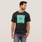 Fr - Fitzgerald Funny Chemistry Element Symbol T-S T-Shirt (Vorne ganz)