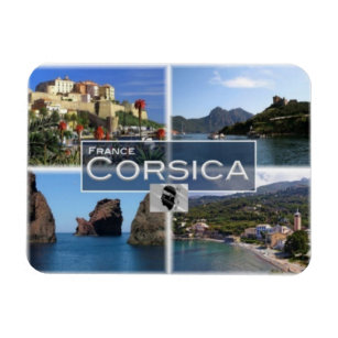 Corsica Frankreich Kühlschrankmagnet Wappen 