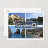 FR Frankreich - Corse - Korsika - Postkarte (Vorne/Hinten)