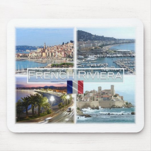 FR Frankreich - Côte d'Azur - Cô te d'Azur Mousepad (Vorne)