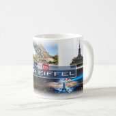 FR Frankreich - Der Eiffelturm Paris - Kaffeetasse (VorderseiteRechts)