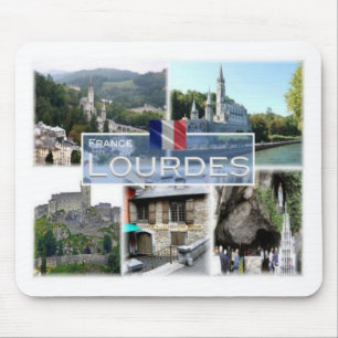 FR Frankreich - Lourdes - Basí lica Rosá rio - Mousepad