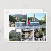 FR Frankreich - Lourdes - Postkarte (Vorne/Hinten)