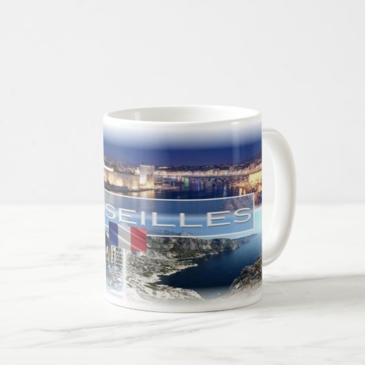 FR Frankreich - Marseille - Kaffeetasse (VorderseiteRechts)