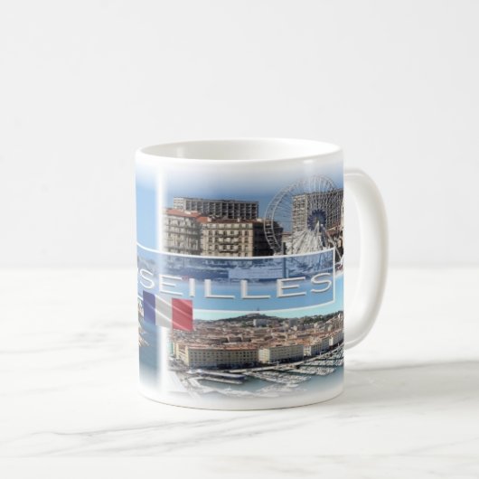 FR Frankreich - Marseille - Kaffeetasse (VorderseiteRechts)