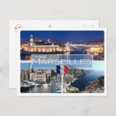 FR Frankreich - Marseille - Postkarte (Vorne/Hinten)