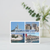 FR Frankreich - Marseille - Postkarte (Stehend Vorderseite)