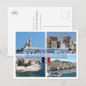 FR Frankreich - Marseille - Postkarte (Vorne/Hinten)