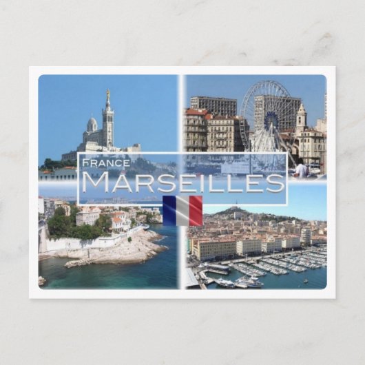 FR Frankreich - Marseille - Postkarte (Vorderseite)