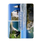 FR Frankreich - Normandie - Etretat - Die Klippen Magnet (Vertikal)