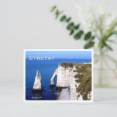 FR Frankreich - Normandie - Etretat - Die Klippen Postkarte (Stehend Vorderseite)