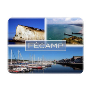 FR Frankreich - Normandie - Fécamp - Hafen - Magnet