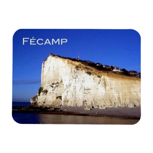 FR Frankreich - Normandie - Fécamp - The Cliffs - Magnet (Horizontal)