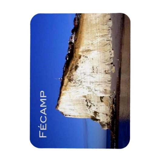 FR Frankreich - Normandie - Fécamp - The Cliffs - Magnet (Vertikal)