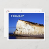 FR Frankreich - Normandie - Fécamp - The Cliffs - Postkarte (Vorne/Hinten)