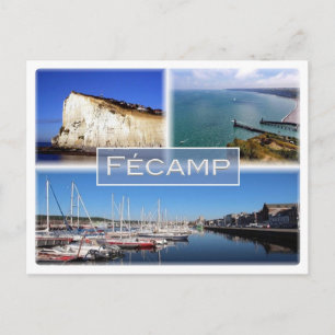 FR Frankreich - Normandie - Fécamp - The Cliffs - Postkarte