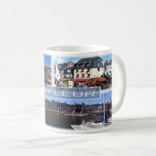 FR Frankreich - Normandie - Honfleur - Hafen - Kaffeetasse