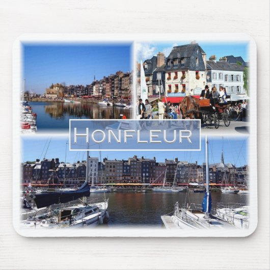 FR Frankreich - Normandie - Honfleur - Mousepad (Vorne)