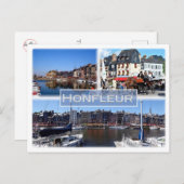 FR Frankreich - Normandie - Honfleur - Postkarte (Vorne/Hinten)