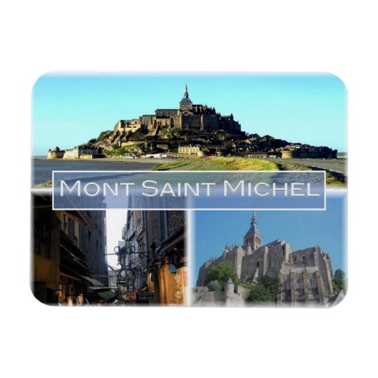 FR Frankreich - Normandie - Mont Saint Michel - Magnet (Horizontal)