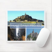 FR Frankreich - Normandie - Mont Saint Michel - Mousepad (Mit Mouse)