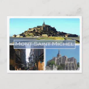FR Frankreich - Normandie - Mont Saint Michel - Postkarte