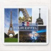 FR Frankreich - Paris - Der Eiffelturm - Mousepad (Vorne)