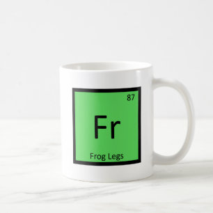 Fr - Frosch Legs Chemistry Periodic Table Symbol Kaffeetasse