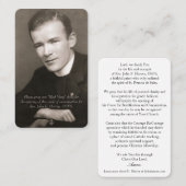 Fr. John Harvey Gebet Card - 2. Auflage Visitenkarte (Vorne/Hinten)