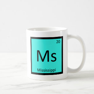 Fr - Mississippi State Chemie Periodensystem Kaffeetasse