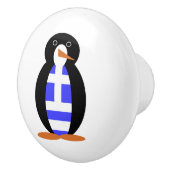 Fr. Pinguin Griechische Flagge Keramikknauf (Rechts)