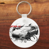 FR-S in Wirbel Schlüsselanhänger (Vorderseite)