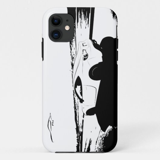 FR-S Rollen-Schuss Case-Mate iPhone Hülle (Rückseite)