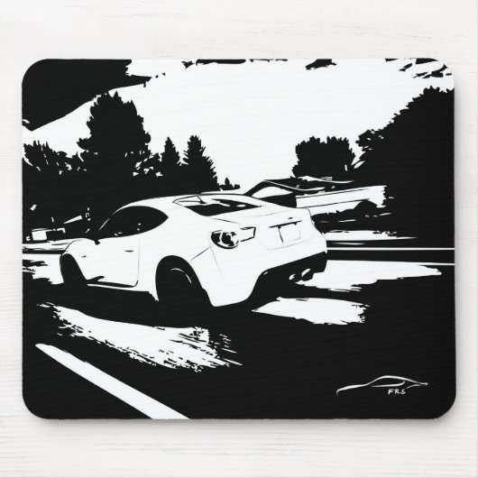 FR-S Rollen-Schuss Mousepad (Vorne)
