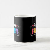 Fr-Yay Freitag Wochenende Lehrer Student Kaffeetasse (Mittel)