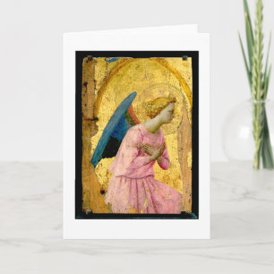 Fra Angelico Angel Christmas Grußkarte Feiertagskarte