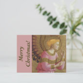 Fra Angelico Angel Christmas postcard Feiertagspostkarte (Stehend Vorderseite)