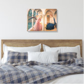 Fra Angelico - Ankündigung Leinwanddruck (Insitu (Schlafzimmer))