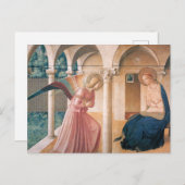Fra Angelico - Ankündigung Postkarte (Vorne/Hinten)