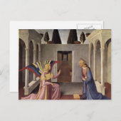 Fra Angelico - Ankündigung Postkarte (Vorne/Hinten)