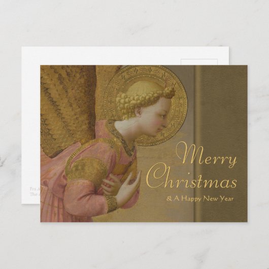 Fra Angelico Annunciation Engel CC0808 Weihnachten (Vorne/Hinten)