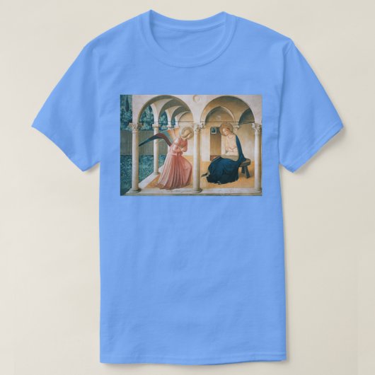 Fra Angelico Annunciation Fresco-Rad in San Marc T-Shirt (Design vorne)