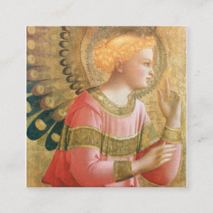 Fra Angelico - Archangel Gabriel Annunciate Quadratische Visitenkarte