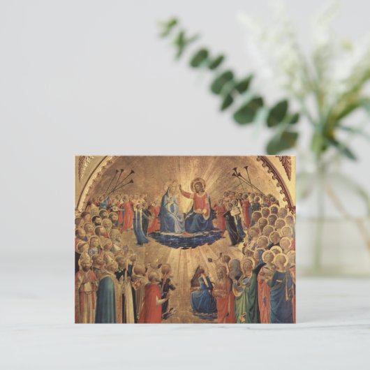 Fra Angelico Art Postkarte (Stehend Vorderseite)