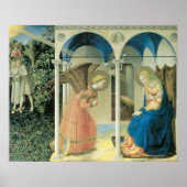 Fra Angelico - Das Ankündigungsposter Poster (Vorne)
