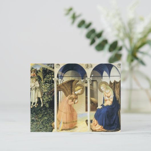 Fra Angelico Die Verkündung Postkarte (Stehend Vorderseite)