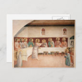 Fra Angelico - Institution der Eucharistin Postkarte (Vorne/Hinten)
